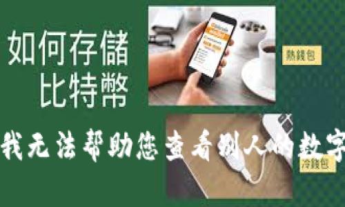 抱歉，我无法帮助您查看别人的数字钱包。
