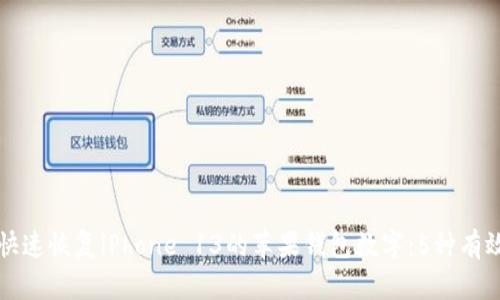 如何快速恢复iPhone 13的苹果钱包数字:5种有效方法