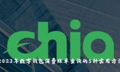 2023年数字钱包消费账单查询的5种实用